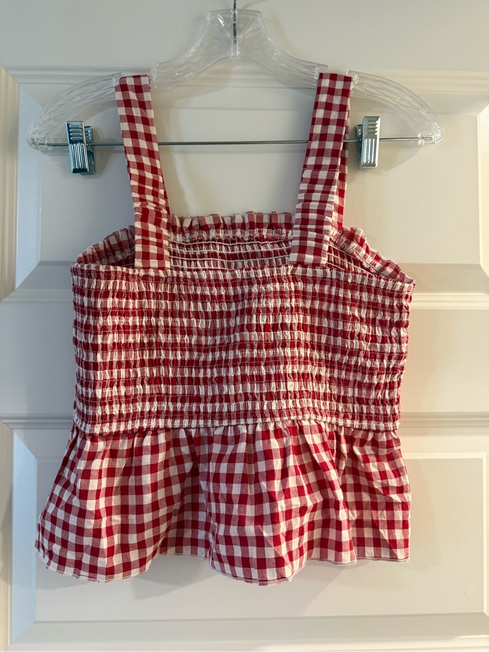 Red Gingham Top - Picture 2 of 3